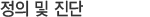 정의 및 진단